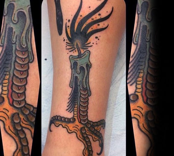 Guys Tattoos With Talon Design