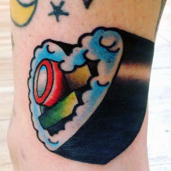 Guys Torso Realistic Food Tattoo