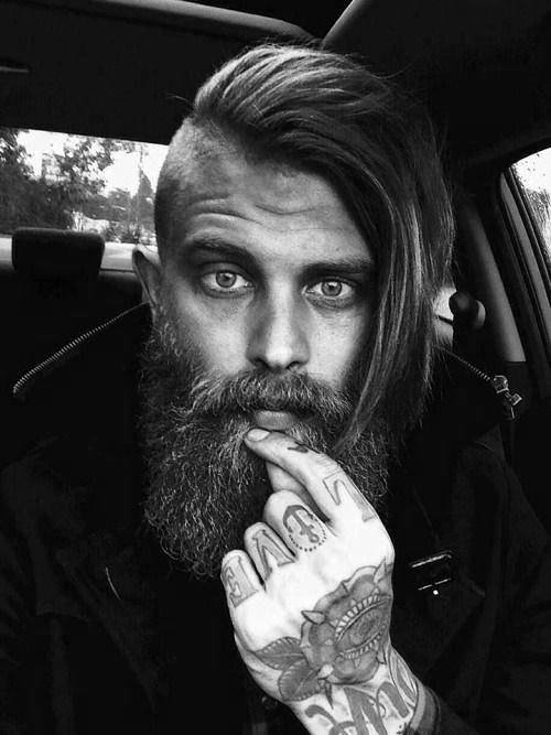 Guys Undercuts Long Hair Haircuts With Beard