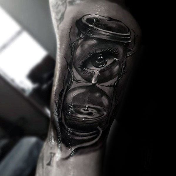 Guys Water Drop Tattoo Designs On Arm