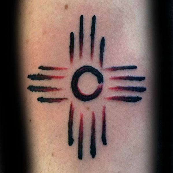 Guys Zia Tattoo Design Ideas Simple Small Paint Brush Stroke