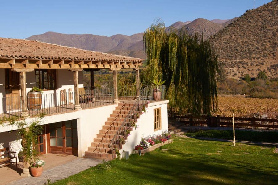 country hacienda style spanish home