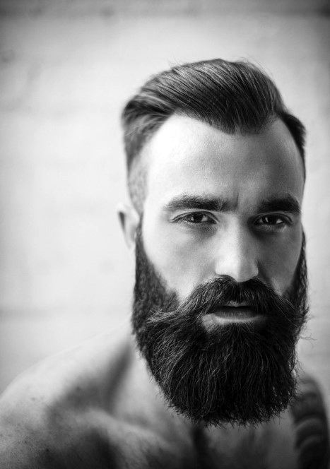 Hair Slicked Back For Guys