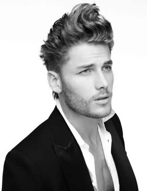 Hair Styles For Gentlemen With Medium Wavy Hair