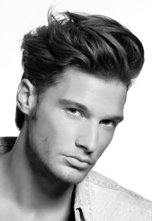 Long textured quiff
