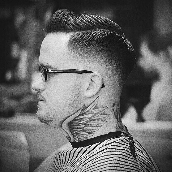 Hairstyle Guys Skin Fade Comb Over Short Length