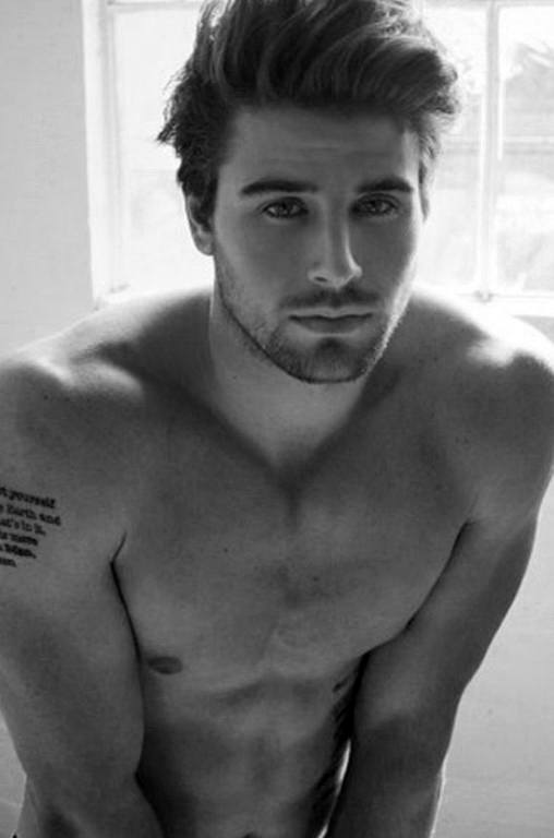 Textured side-swept quiff