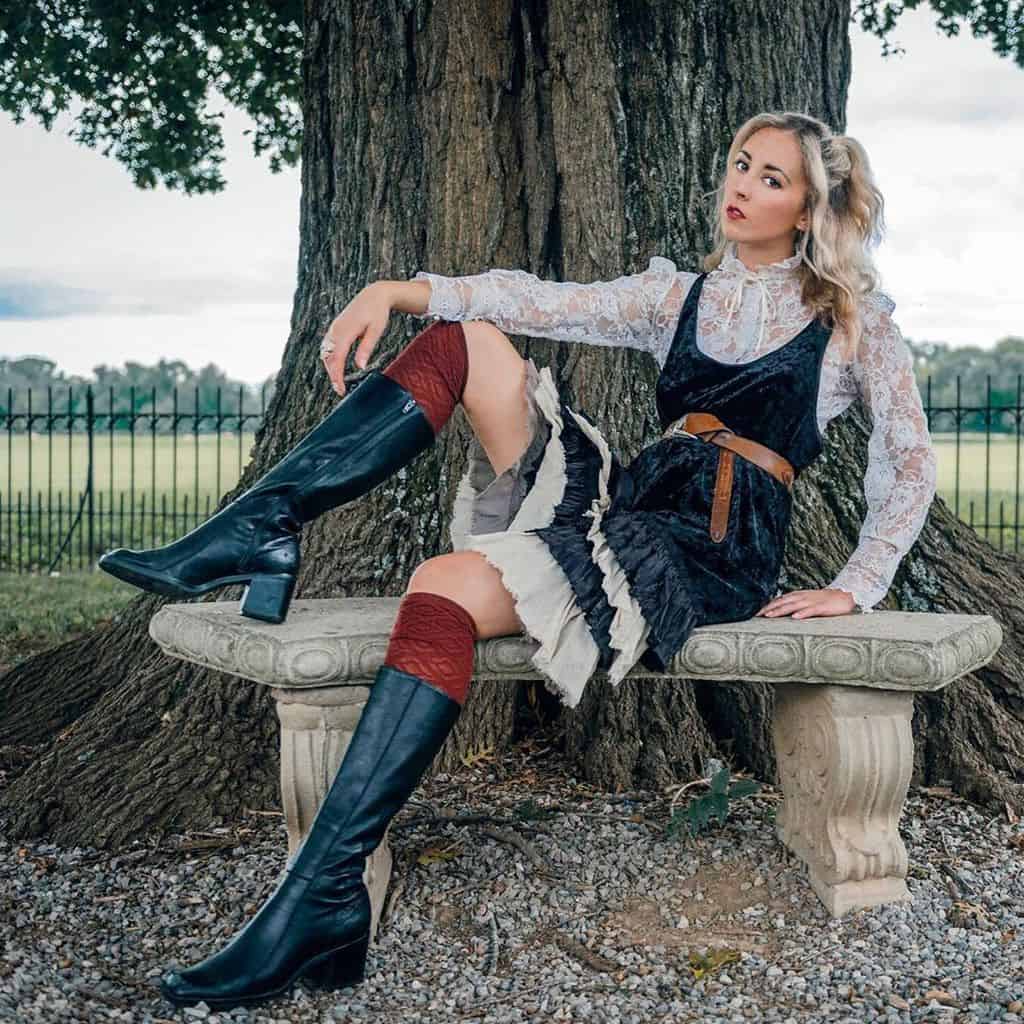 Hand Made Dress Victorian Gothic Style