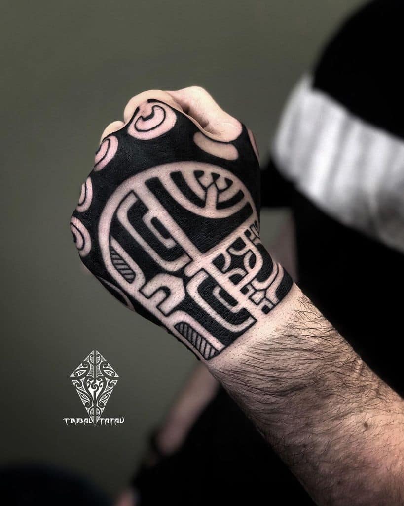 hand simple tribal tattoos tribal_tatau