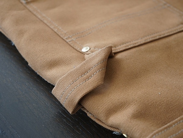 Hang Loop Carhartt Quilt Lined Zip To Thigh Bib Overalls