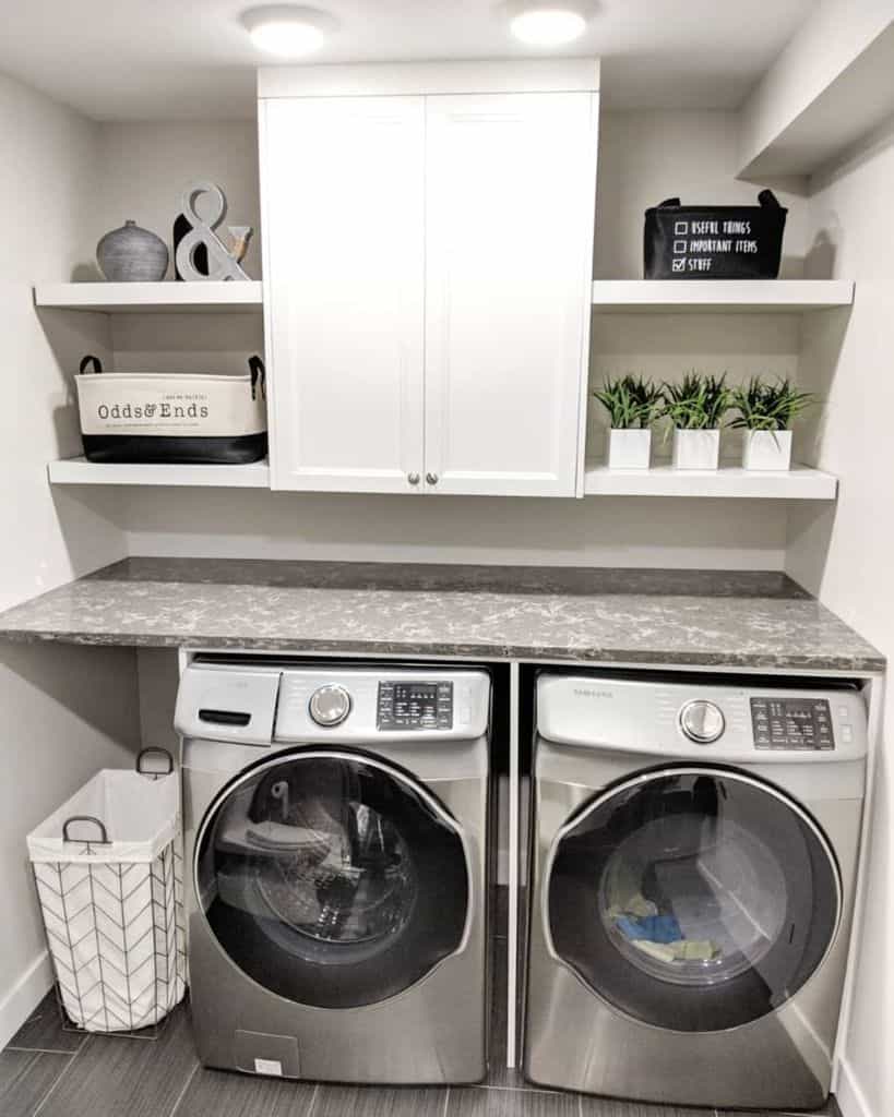 hanging laundry room cabinet ideas 