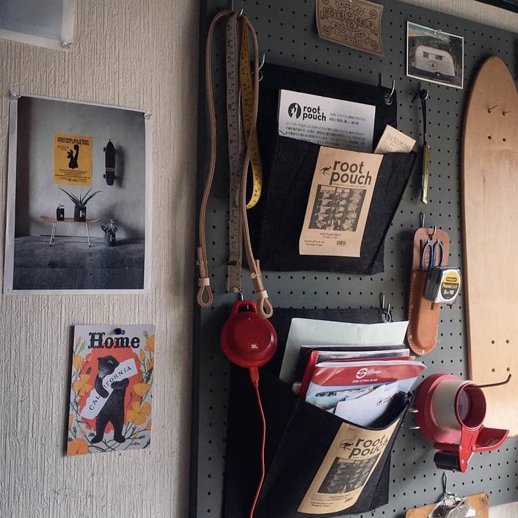 hanging planter storage display pegboard