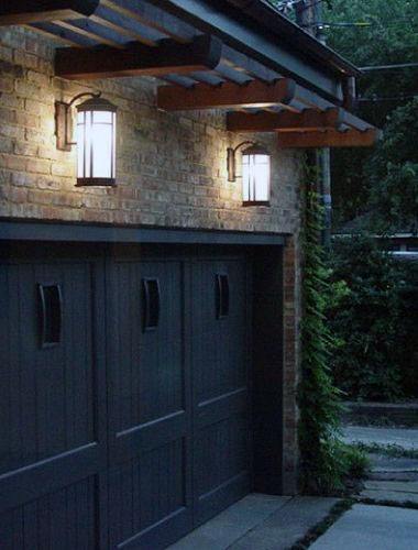 Hanging Rustic Outdoor Garage Lights