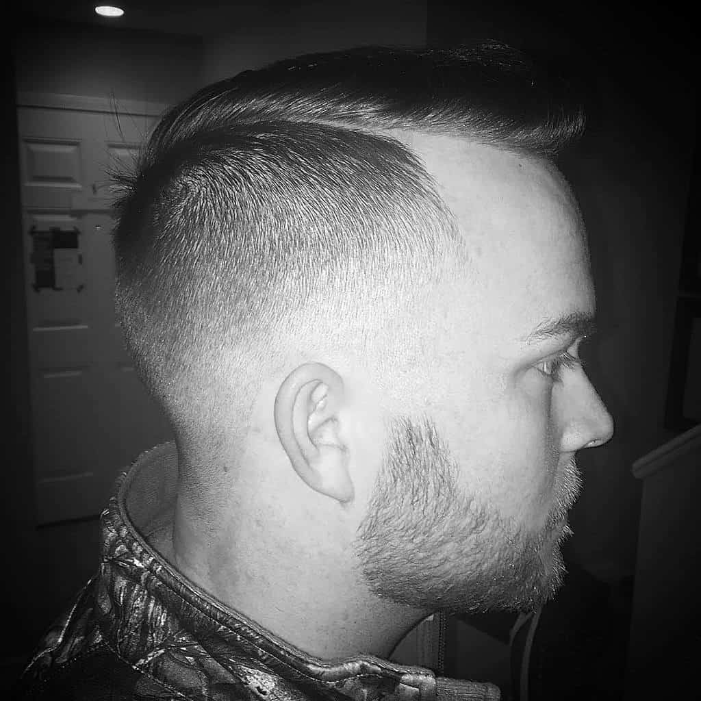 Hard Part Comb Over Hair Cut