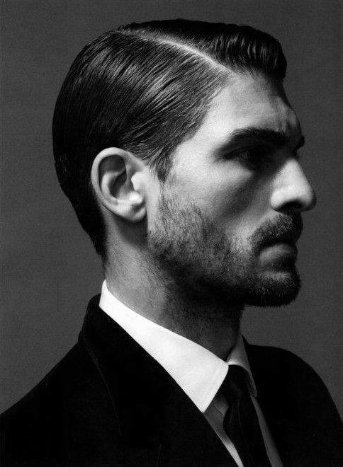 Hard Part Short Length Classic Style For Men With Thin Hair