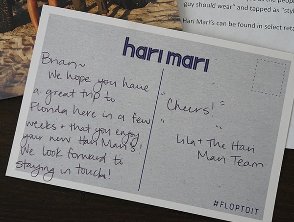 Hari Mari Handwritten Note Card