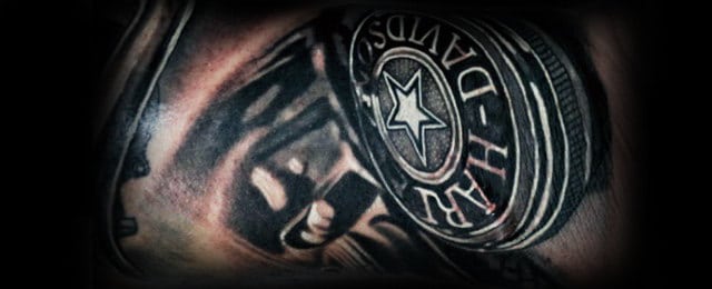 Harley Davidson Tattoos For Men