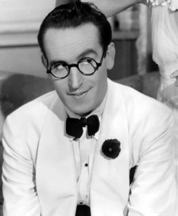 Harold Lloyd With Popular Mens 1930 Hairstyle