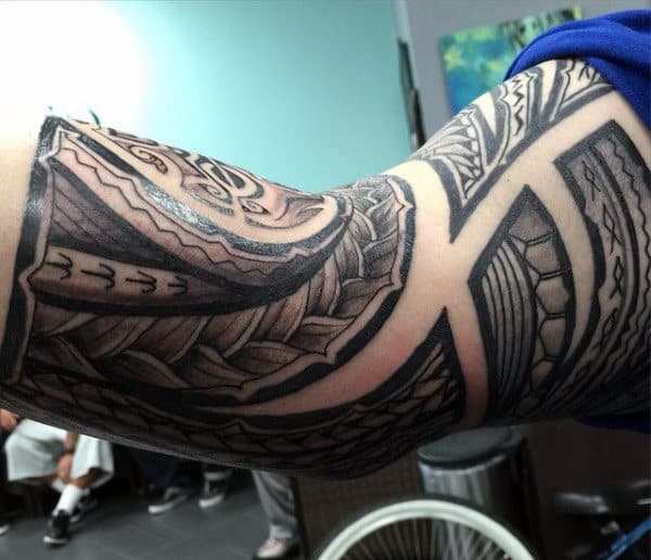 Hawaiian Sleeve Tattoos For Men