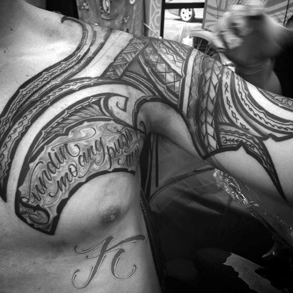 Hawaiian Tattoo Ideas For Males On Shoulder