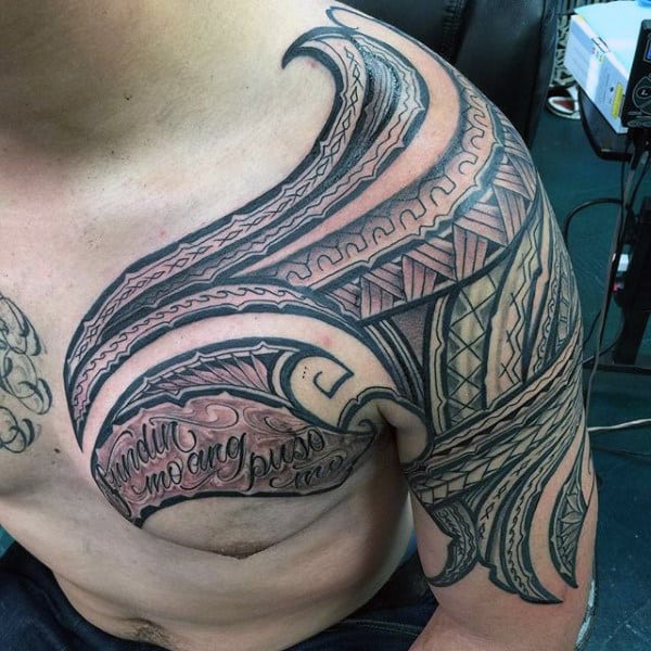 Hawaiian Themed Tattoos For Males