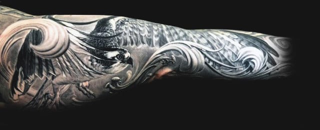 Hawk Tattoo Designs For Men