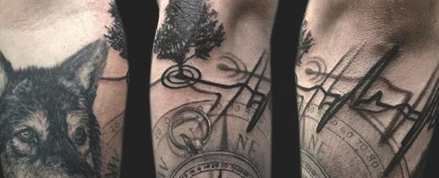 Heartbeat Tattoo Designs For Men