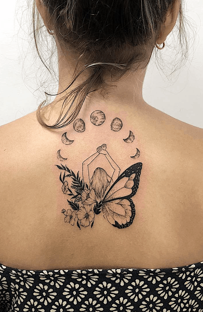 Heartbreak Moon Fairy Tattoo