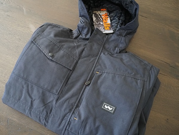 Heathered Navy Blue Mens Waterproof Work Walls Jacket