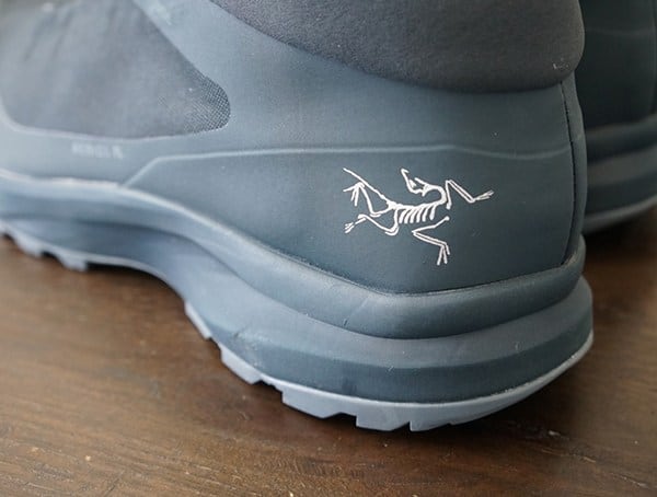 Heel Detail Arcteryx Aerios Fl Mid Gtx Guys Shoes