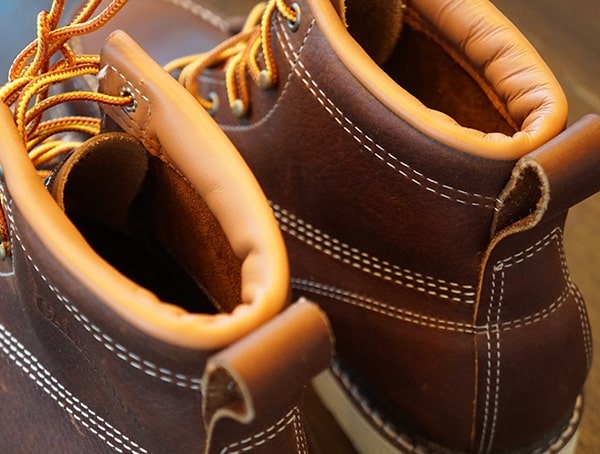 Heel Detail Carolina 6 Inch Wedge Sole Work Boots