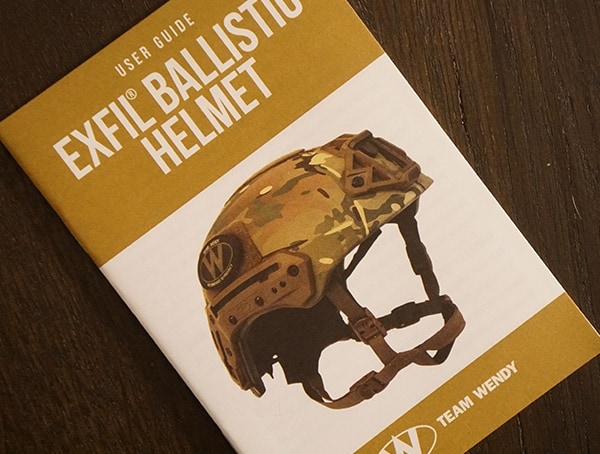 Helmet Manual Team Wendy Exfil Ballistic Sl