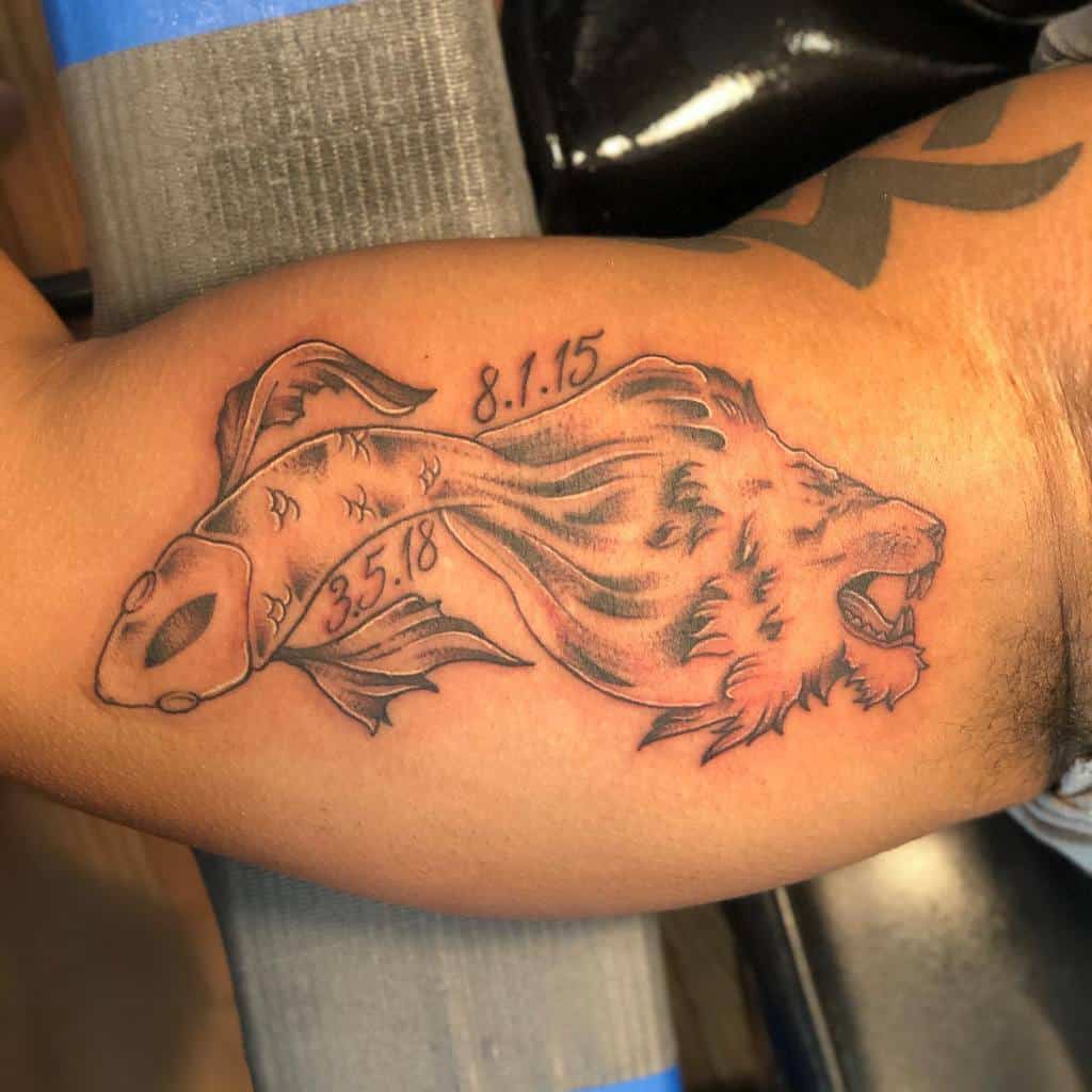 heritage-ink-bicep-leo-tattoo-tattooingdad