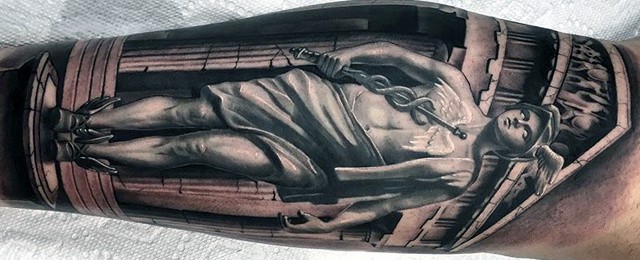 Hermes Tattoo Designs For Men