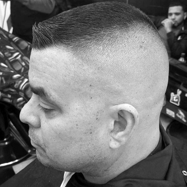 High And Tight Haircut Styles For Gentlemen Shaved Sides
