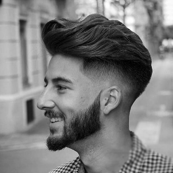 High Fade Guys Medium Length Hairstyles