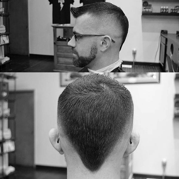 High Skin Fade Mens Faux Hawk Haircuts