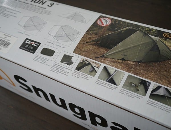 Highlights Snugpak Scorpion 3 Tent