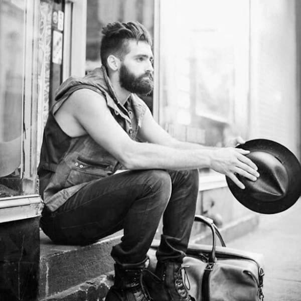 Hipster Haircut For Men Undercut Quiff With Taper Fade On Sides