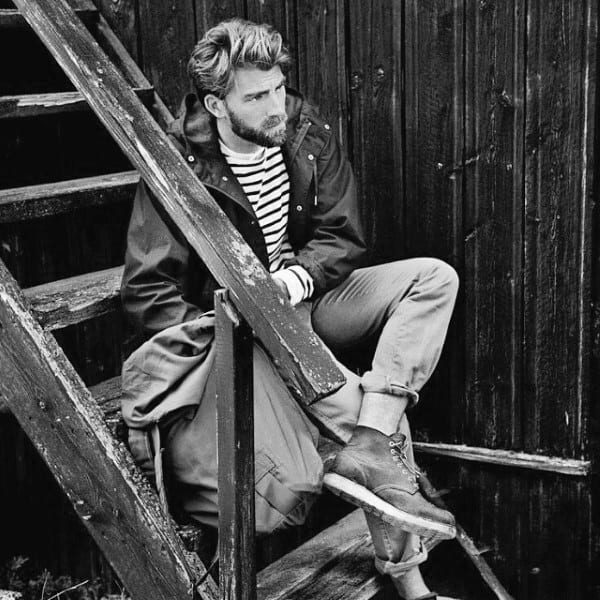 Hipster Men Haircut Medium Messy