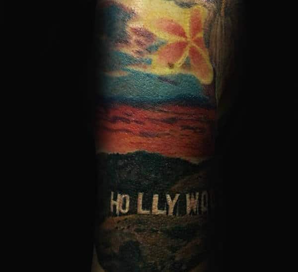 Hollywood Mens California Tattoos