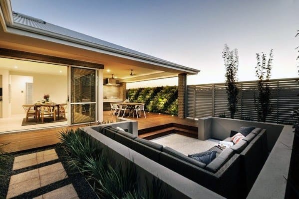 Home Backyard Designs Deck Roof