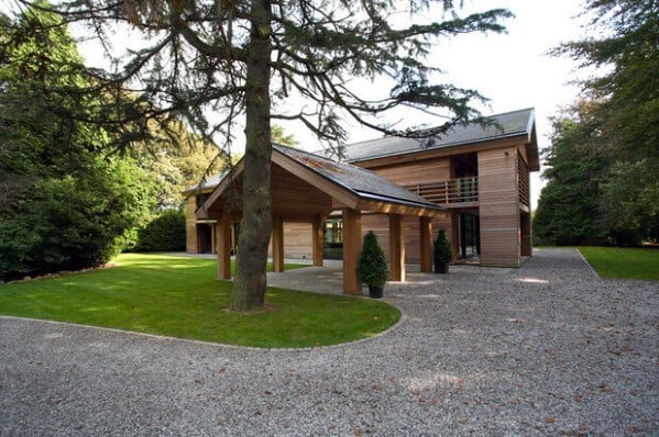 Home Exterior Designs Gravel Driveway