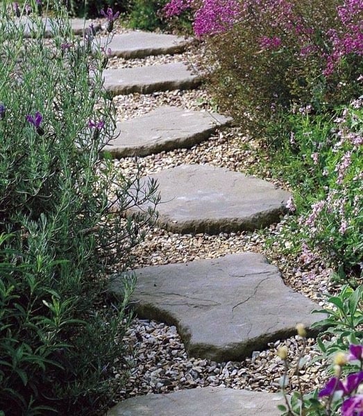 Home Exterior Designs Stepping Stone