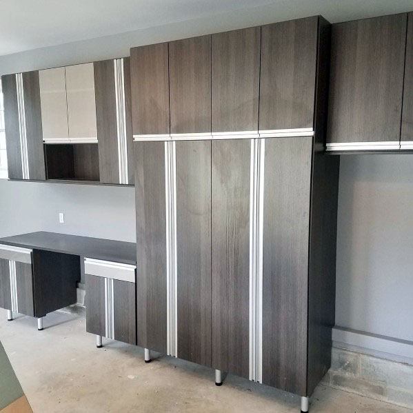 Home Garage Wood Cabinet Design Ideas