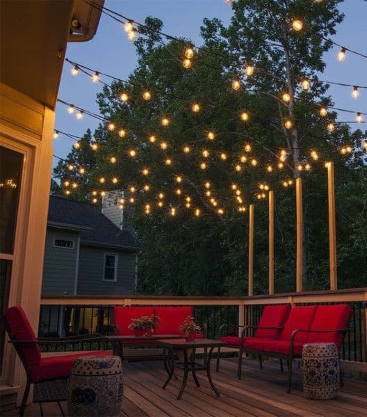 Home Ideas Deck Lighting Globe String Lights