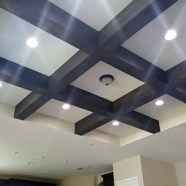 Home Interior Designs Coffered Ceiling