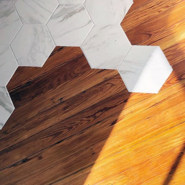 Home Interior Tile To Wood Floor Transition