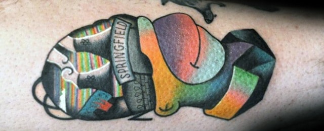 Homer Simpson Tattoo Designs For Men