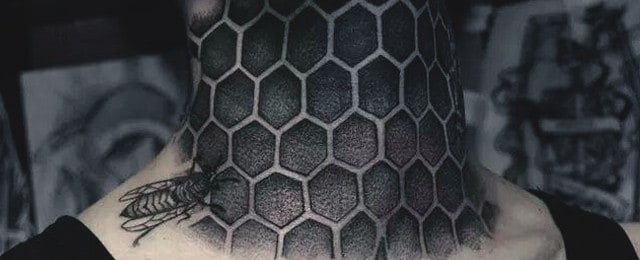 Honeycomb Tattoo Designs For Men